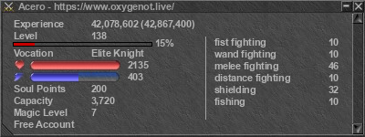 Signature for player Acero