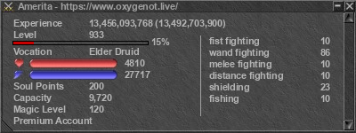 Signature for player Amerita