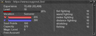 Signature for player Amio