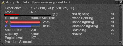 Signature for player Andy The Kid