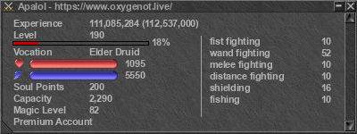 Signature for player Apalol