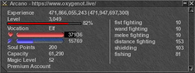 Signature for player Arcano