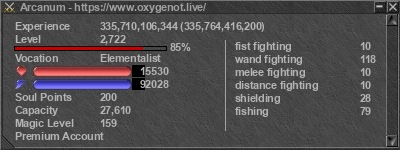 Signature for player Arcanum