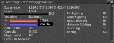 Signature for player Archmage