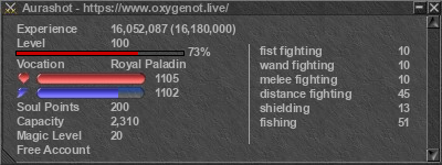 Signature for player Aurashot