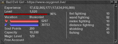 Signature for player Bad Evil Girl