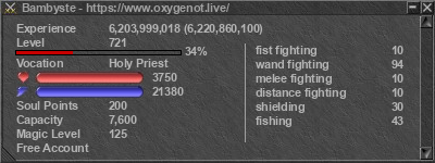 Signature for player Bambyste