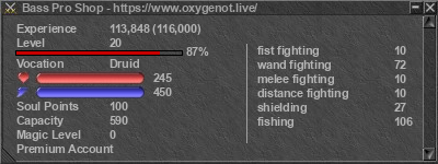 Signature for player Bass Pro Shop