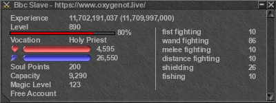 Signature for player Bbc Slave