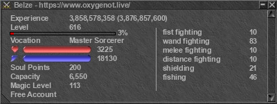 Signature for player Belze