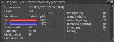 Signature for player Bogdan Hype