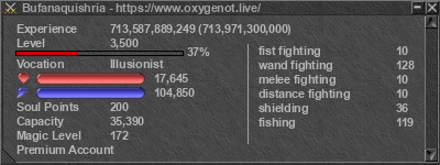 Signature for player Bufanaquishria