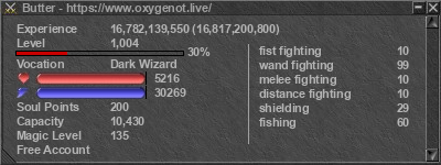 Signature for player Butter