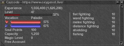 Signature for player Cazcode