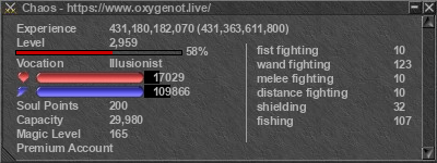 Signature for player Chaos