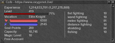 Signature for player Cofe