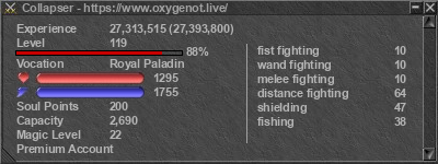 Signature for player Collapser