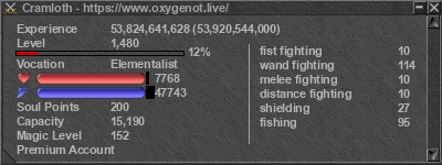 Signature for player Cramloth