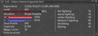 Signature for player Crit