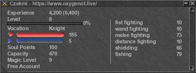 Signature for player Czekmi