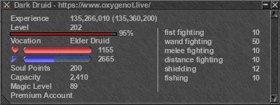 Signature for player Dark Druid