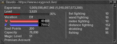 Signature for player Davelo