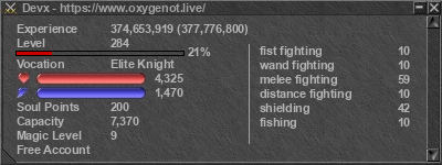 Signature for player Devx