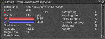 Signature for player Distelo