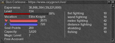 Signature for player Don Corleone