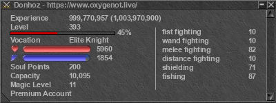 Signature for player Donhoz