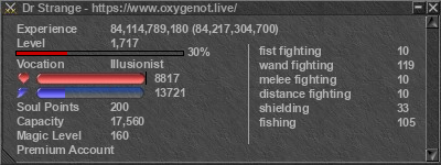 Signature for player Dr Strange