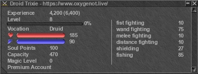 Signature for player Droid Trixie