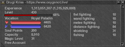 Signature for player Drugi Kriss