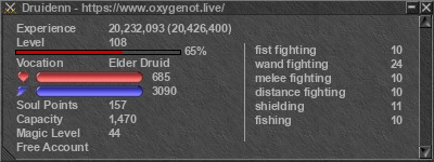 Signature for player Druidenn