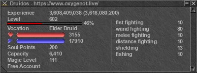 Signature for player Druidos