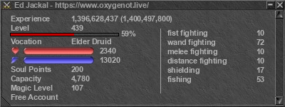 Signature for player Ed Jackal