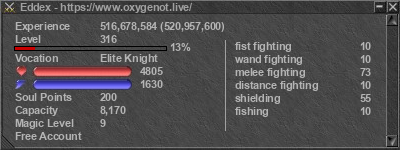 Signature for player Eddex