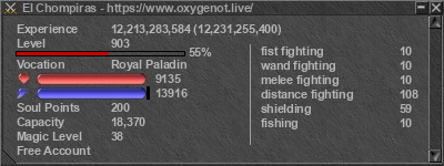 Signature for player El Chompiras