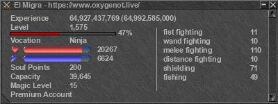 Signature for player El Migra