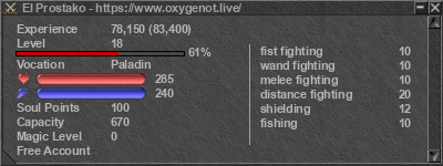 Signature for player El Prostako