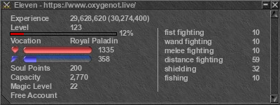 Signature for player Eleven