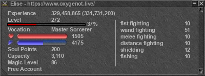 Signature for player Elise