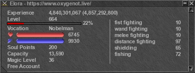 Signature for player Elora