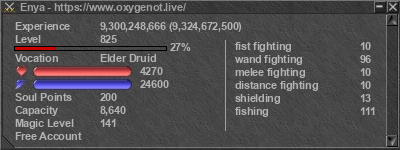 Signature for player Enya