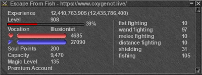 Signature for player Escape From Fish