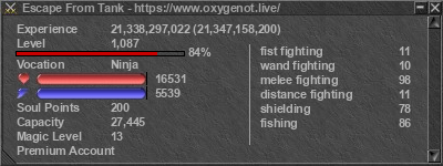Signature for player Escape From Tank