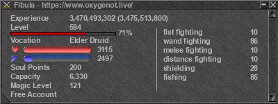 Signature for player Fibula