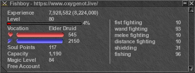 Signature for player Fishboy