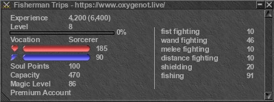 Signature for player Fisherman Trips