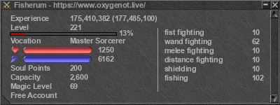 Signature for player Fisherum